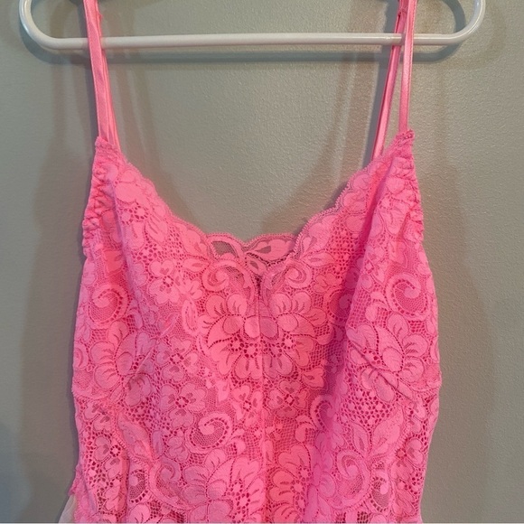 We Are Hah By Free People Maid To Wear Bodysuit hot pink small - Picture 8 of 8